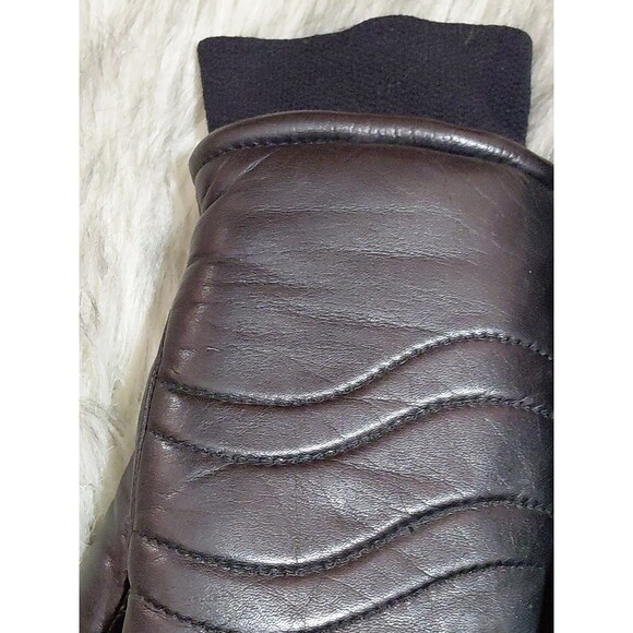 Gordini Black Soft Leather Ski Gloves Insulated Women’s Large - Picture 2 of 8